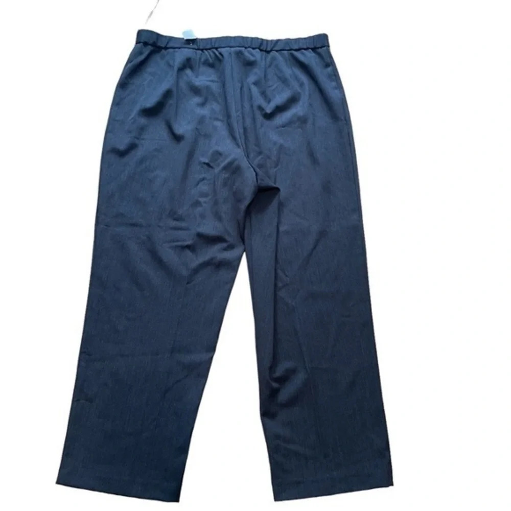 Dressbarn Woman Gray Trousers NWT 16W Short Plus Size Dress Pants Office 36X27 - Picture 7 of 9